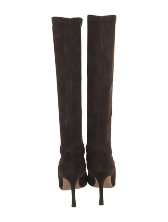 Manolo Blahnik Suede Boots