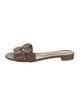 Manolo Blahnik Leather Slides