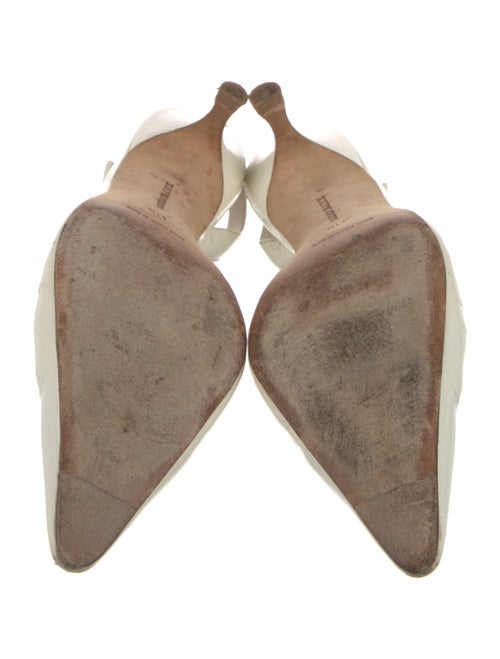 Manolo Blahnik Patent Leather Slingback Pumps