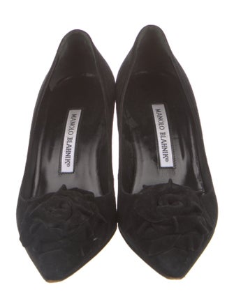 Manolo Blahnik Suede Pumps