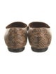 Manolo Blahnik Snakeskin Animal Print Flats
