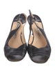 Manolo Blahnik Leather Slingback Sandals