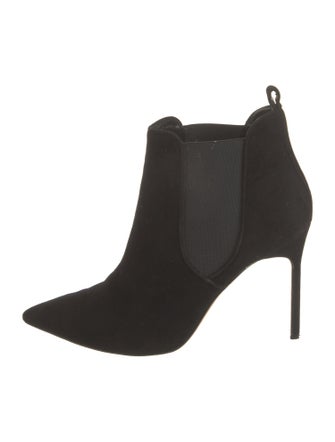 Manolo Blahnik Suede Chelsea Boots