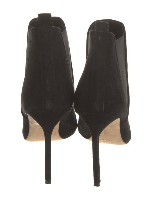 Manolo Blahnik Suede Chelsea Boots