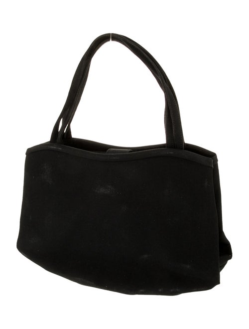 Manolo Blahnik Nylon Top Handle Bag