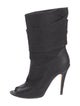 Manolo Blahnik Leather Slouch Boots