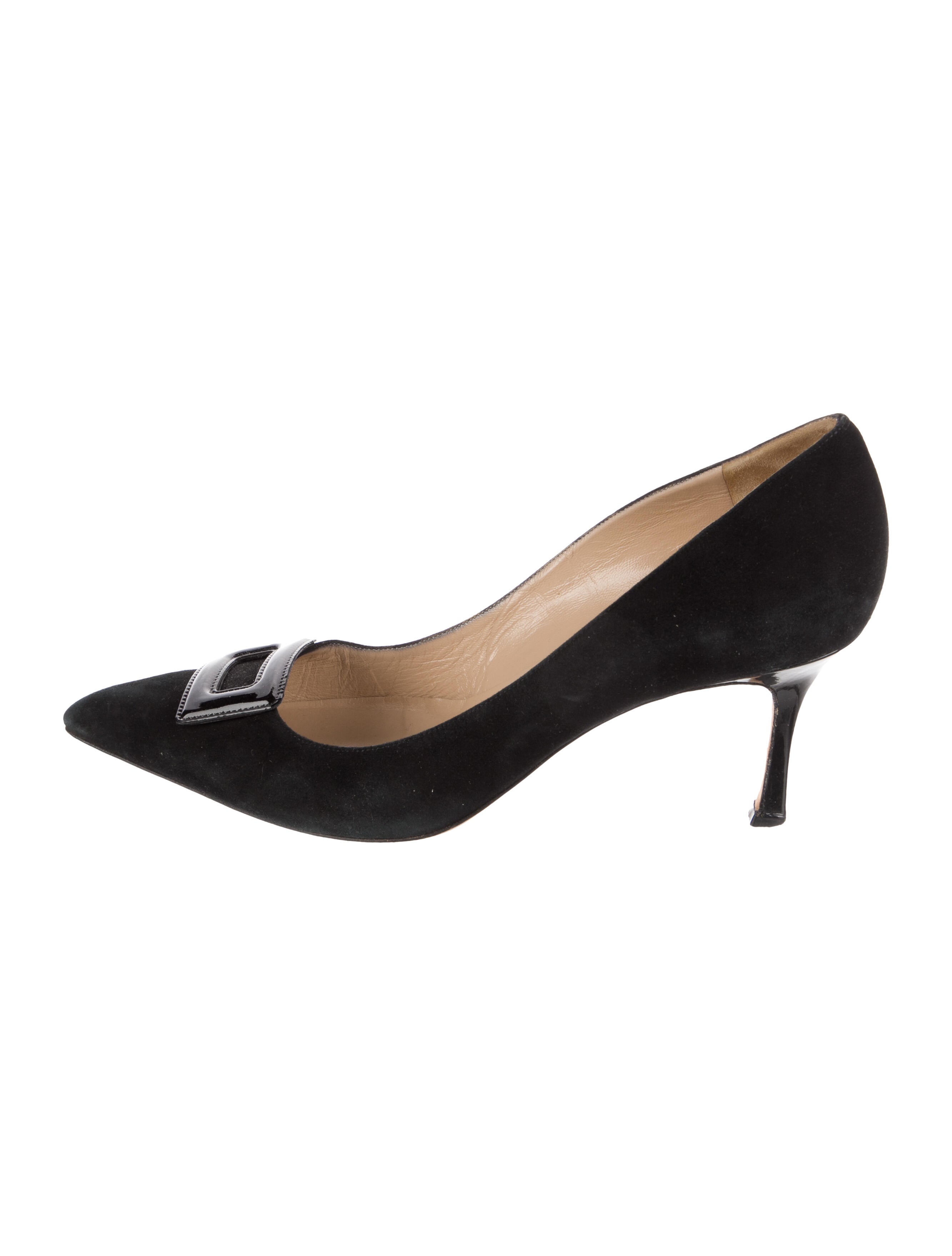 Manolo Blahnik Suede Pumps