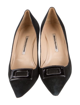 Manolo Blahnik Suede Pumps
