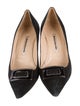 Manolo Blahnik Suede Pumps
