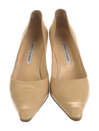 Manolo Blahnik Leather Pumps