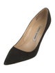 Manolo Blahnik Suede Pumps