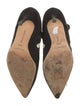 Manolo Blahnik Suede Colorblock Pattern Flats