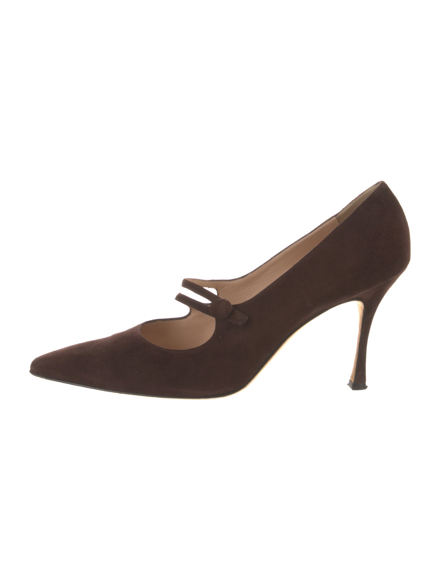 Manolo Blahnik Suede Pumps