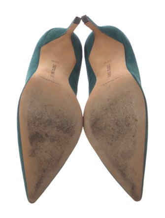 Manolo Blahnik Suede Pumps