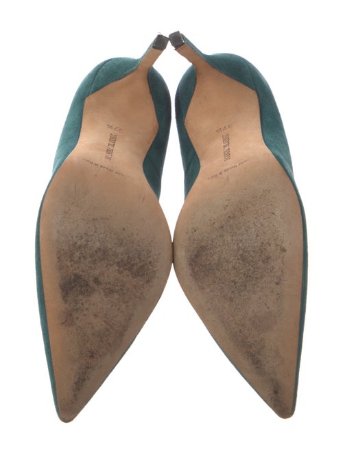Manolo Blahnik Suede Pumps
