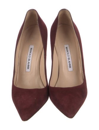 Manolo Blahnik Suede Pumps