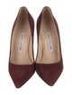 Manolo Blahnik Suede Pumps