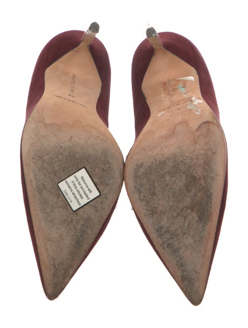 Manolo Blahnik Suede Pumps