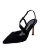 Manolo Blahnik Suede Slingback Pumps