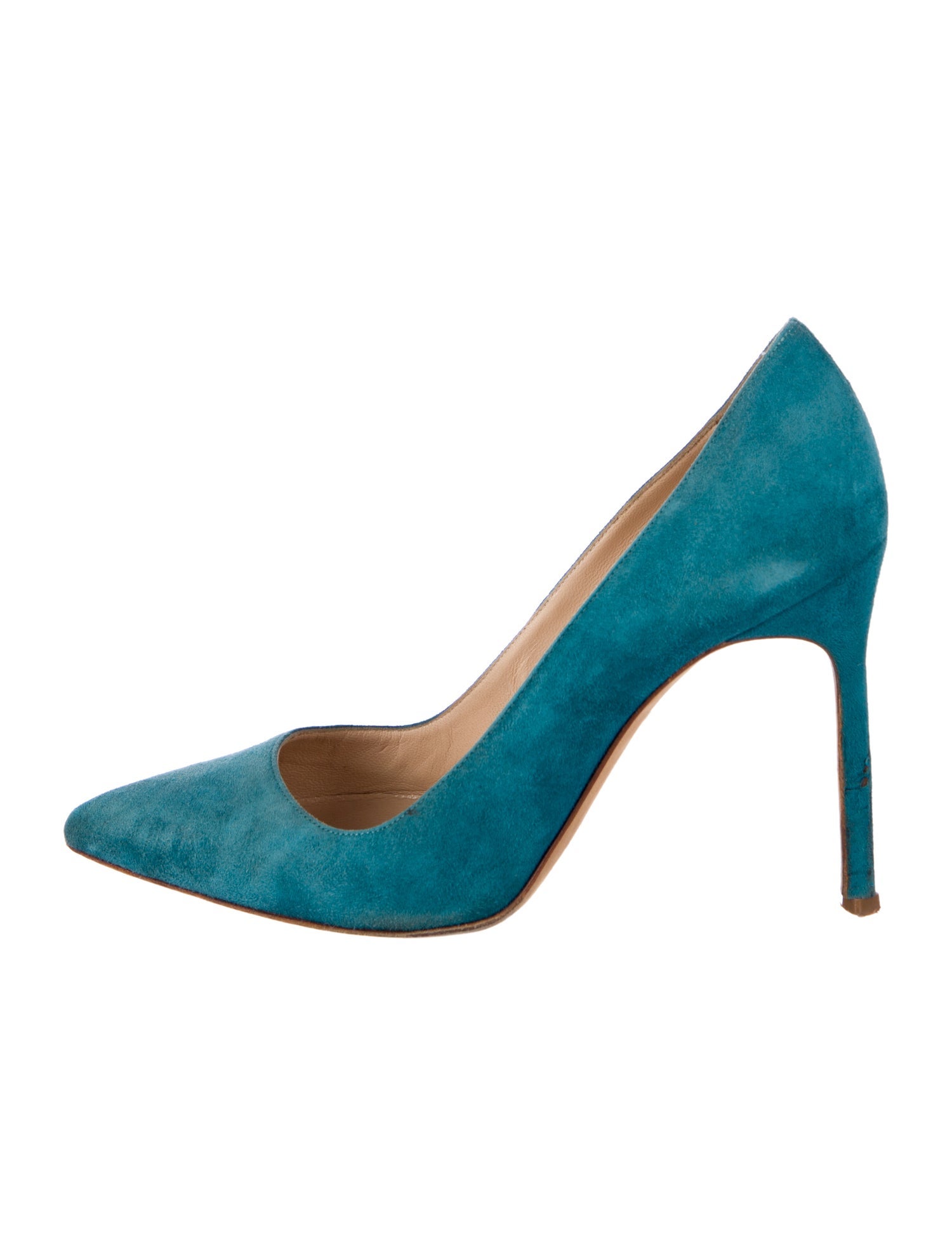 Manolo Blahnik Suede Pumps
