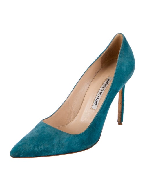 Manolo Blahnik Suede Pumps