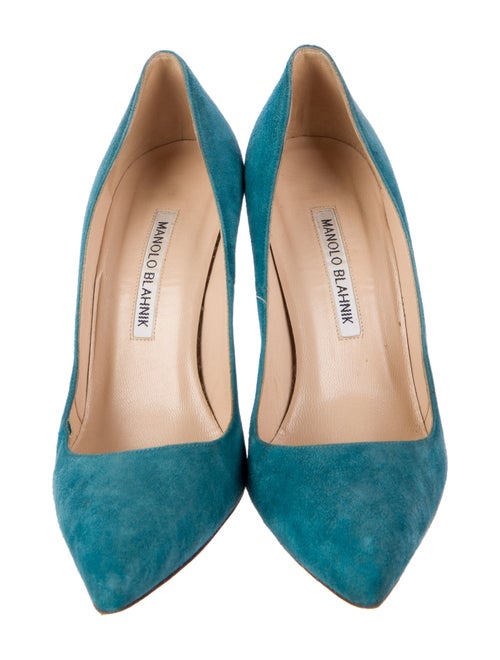Manolo Blahnik Suede Pumps