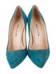 Manolo Blahnik Suede Pumps