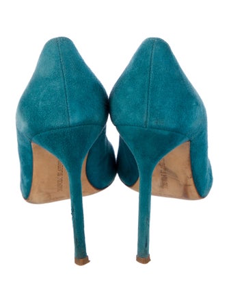 Manolo Blahnik Suede Pumps