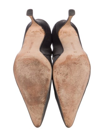 Manolo Blahnik Satin Pumps