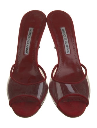 Manolo Blahnik PVC Mules