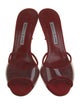 Manolo Blahnik PVC Mules