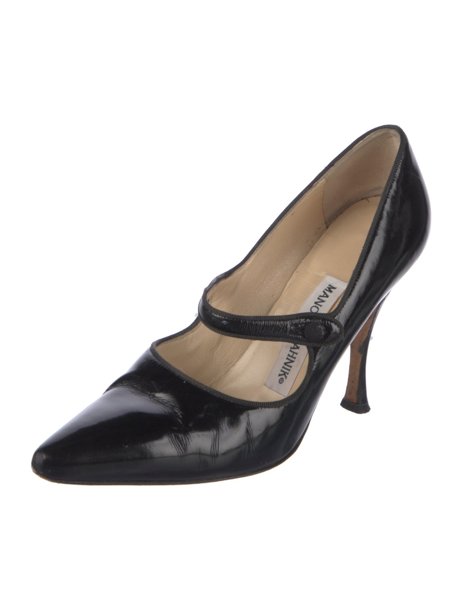 Manolo Blahnik Patent Leather Pumps