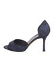 Manolo Blahnik Lace Lace Pattern D'Orsay Pumps
