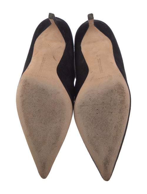 Manolo Blahnik Suede Sock Boots