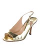 Manolo Blahnik Patent Leather Slingback Sandals