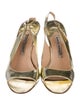 Manolo Blahnik Patent Leather Slingback Sandals