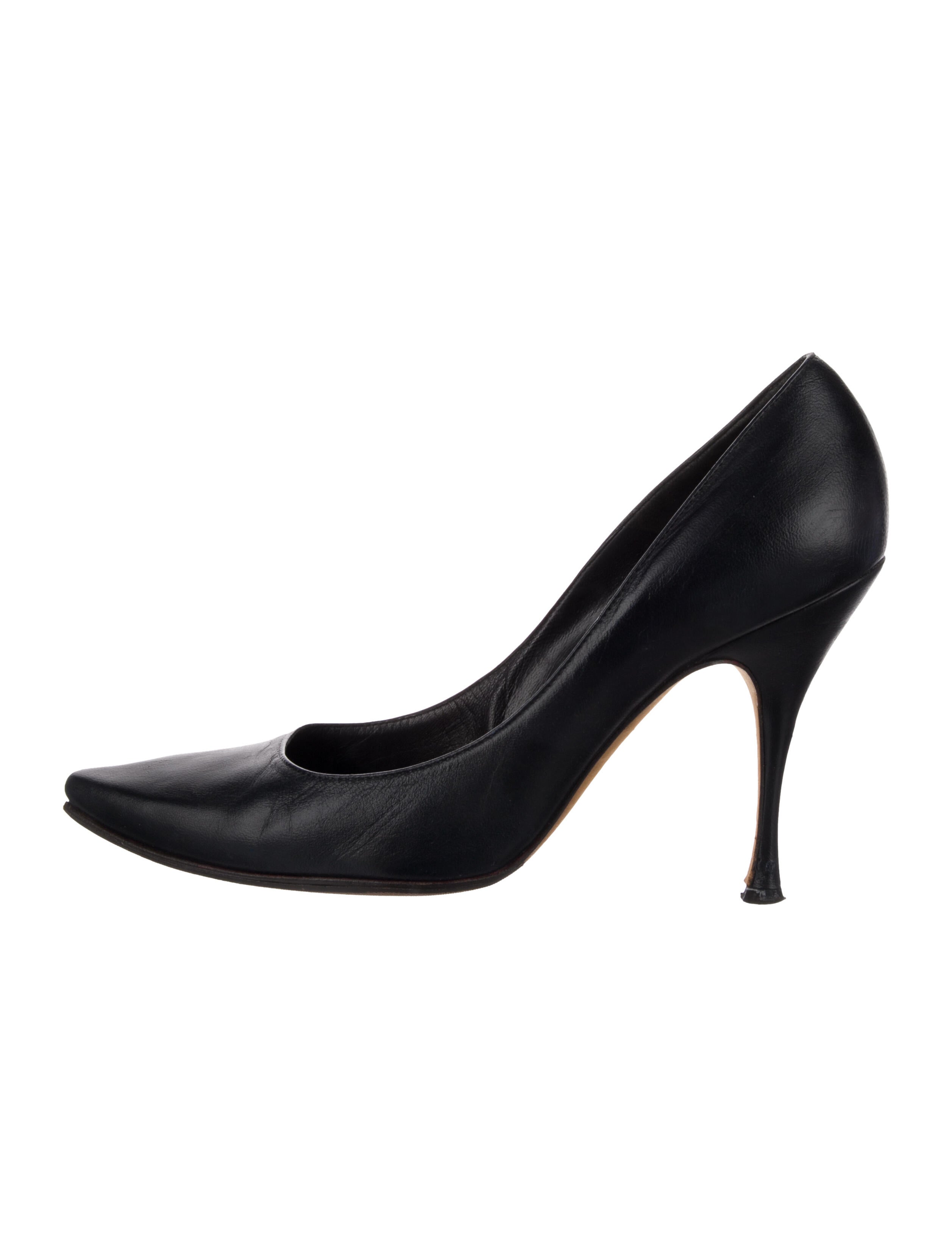 Manolo Blahnik Leather Pumps