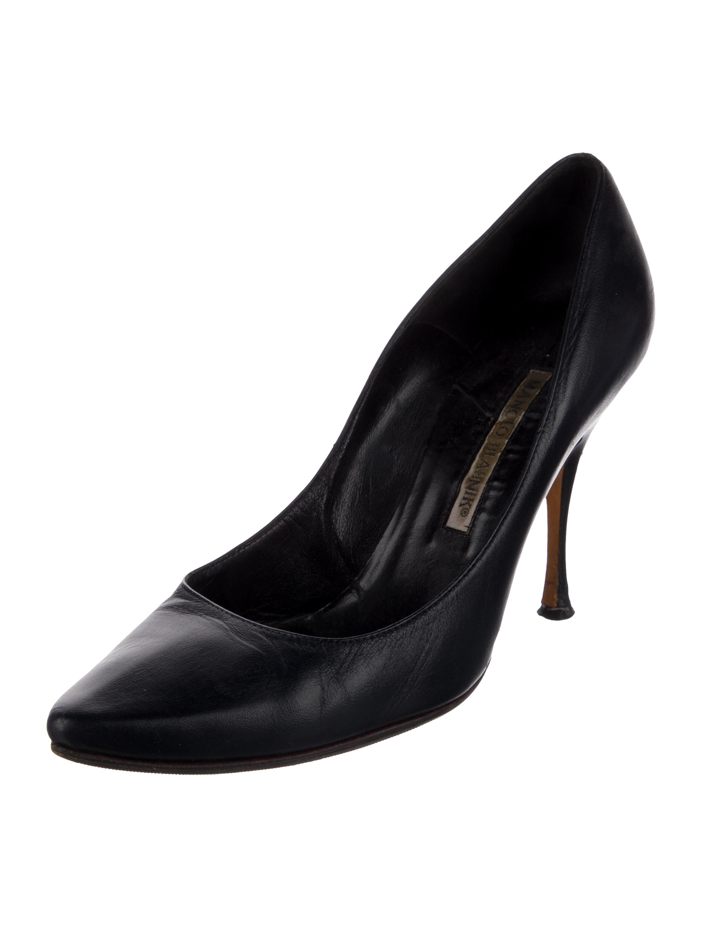 Manolo Blahnik Leather Pumps
