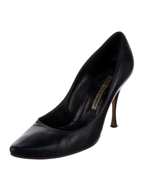 Manolo Blahnik Leather Pumps