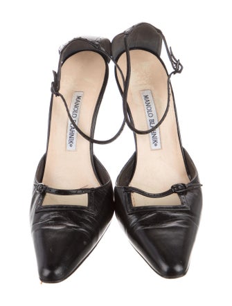 Manolo Blahnik Leather Pumps