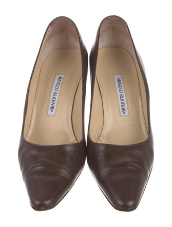 Manolo Blahnik Leather Pumps