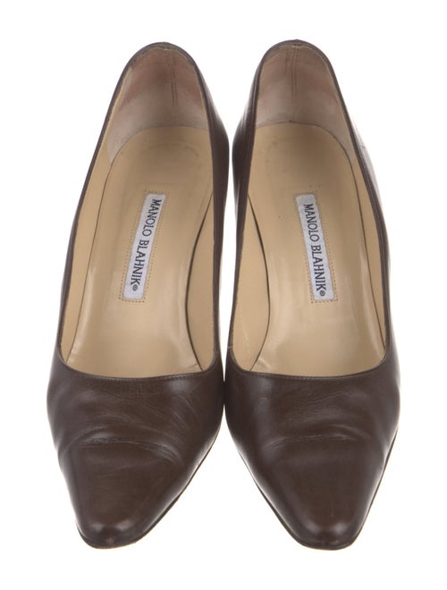 Manolo Blahnik Leather Pumps