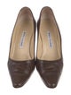 Manolo Blahnik Leather Pumps