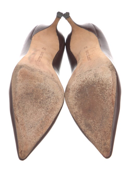 Manolo Blahnik Leather Pumps