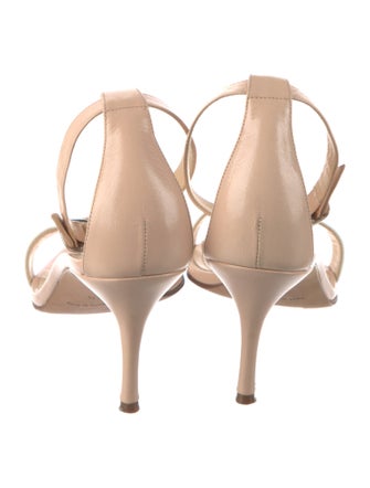 Manolo Blahnik Patent Leather Sandals