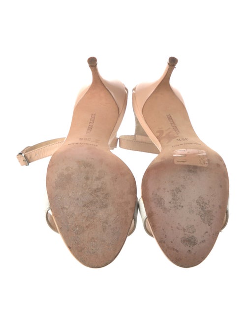 Manolo Blahnik Patent Leather Sandals