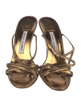 Manolo Blahnik Leather Sandals