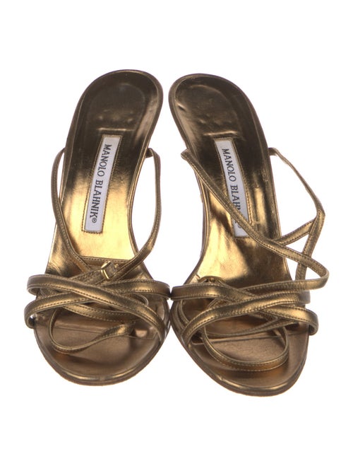 Manolo Blahnik Leather Sandals