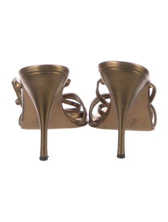 Manolo Blahnik Leather Sandals