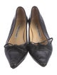 Manolo Blahnik Leather Ballet Flats